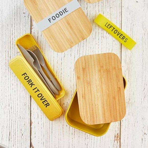 NWT Fork It Over Reusable Cutlery Set with Storage Case - Picture 2 of 4